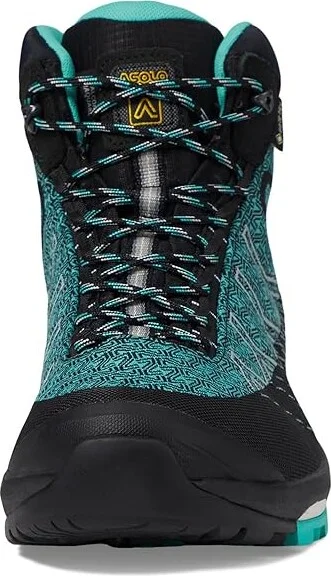Asolo Falcon EVO Jaquard GV Women's Climbing Shoes Black/Aqua Green : 6.5 B - Medium, Synthetic - Image 3