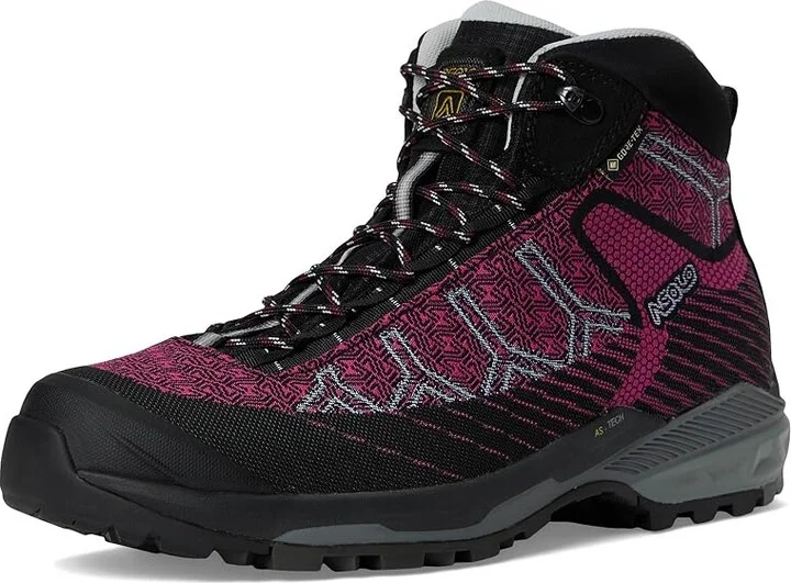 Asolo Falcon EVO Jaquard GV Women's Climbing Shoes Black/Aqua Green : 6.5 B - Medium, Synthetic - Image 10
