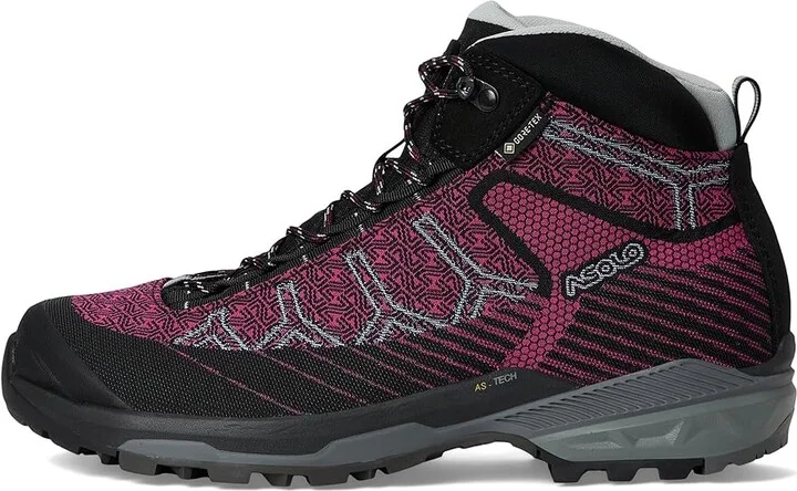 Asolo Falcon EVO Jaquard GV Women's Climbing Shoes Black/Aqua Green : 6.5 B - Medium, Synthetic - Image 11