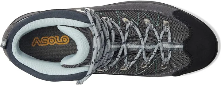 Asolo Finder GV Women's Shoes Wool/Blue/Grey : 7.5 B - Medium, Textile/Suede - Image 8