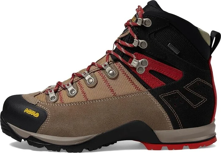 Asolo Fugitive GTX MM Men's Hiking Boots Black/Red : 8 D - Medium, Suede/Synthetic - Image 11