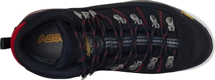 Asolo Fugitive GTX MM Men's Shoes Black/Red : 11.5 D - Medium, Suede - Image 2