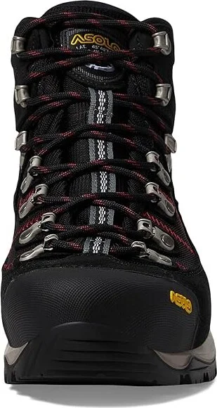 Asolo Fugitive GTX MM Men's Shoes Black/Red : 11.5 D - Medium, Suede - Image 3