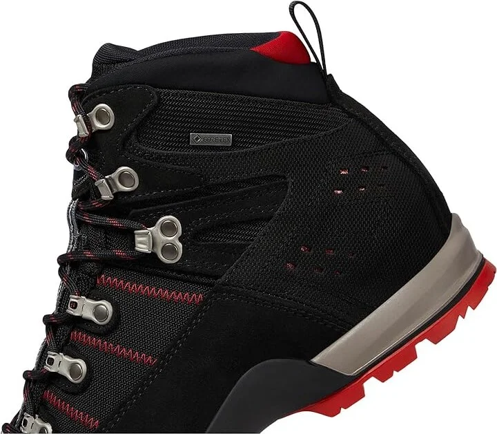 Asolo Fugitive GTX MM Men's Shoes Black/Red : 11.5 D - Medium, Suede - Image 4