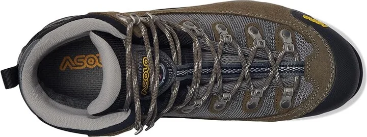 Asolo Fugitive GTX MM Men's Shoes Black/Red : 11.5 D - Medium, Suede - Image 7
