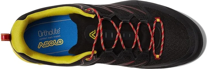 Asolo Softrock Men's Shoes Black/Black/Yellow : 10.5 D - Medium, Textile - Image 2