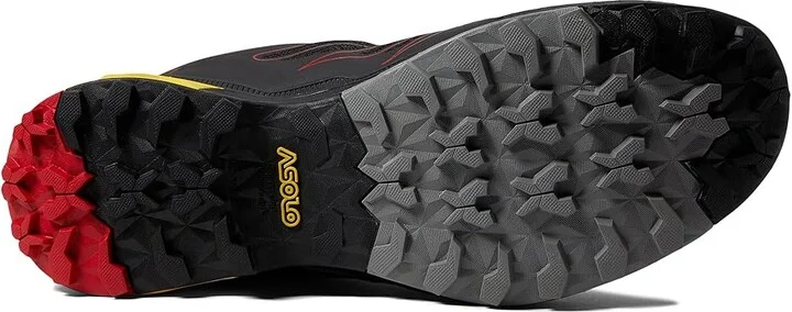 Asolo Softrock Men's Shoes Black/Black/Yellow : 10.5 D - Medium, Textile - Image 3