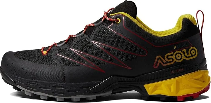 Asolo Softrock Men's Shoes Black/Black/Yellow : 10.5 D - Medium, Textile - Image 6