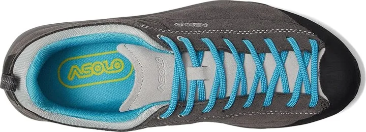 Asolo Space GV Women's Boots Graphite/Cyan Blue : 8.5 B - Medium, Suede - Image 2
