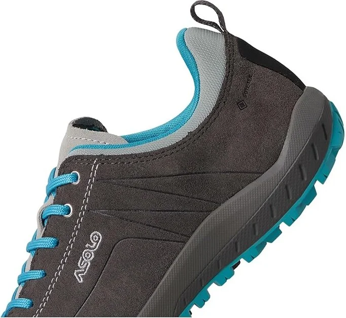 Asolo Space GV Women's Boots Graphite/Cyan Blue : 8.5 B - Medium, Suede - Image 7