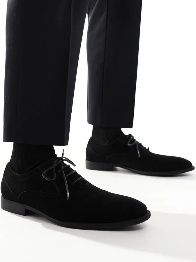 ASOS DESIGN black lace-up shoes
