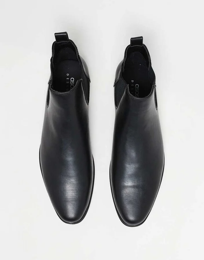 ASOS DESIGN Chelsea boots in black - Image 3