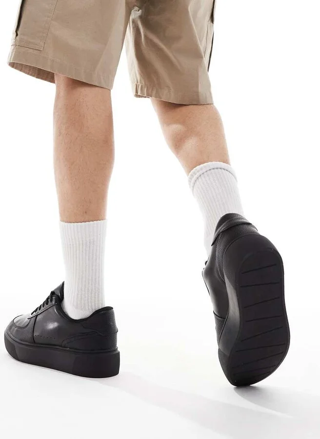 ASOS DESIGN chunky sneakers in black - Image 3