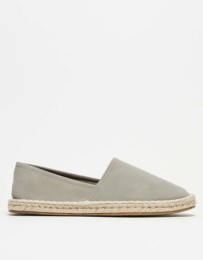 ASOS DESIGN espadrilles in gray - Image 3