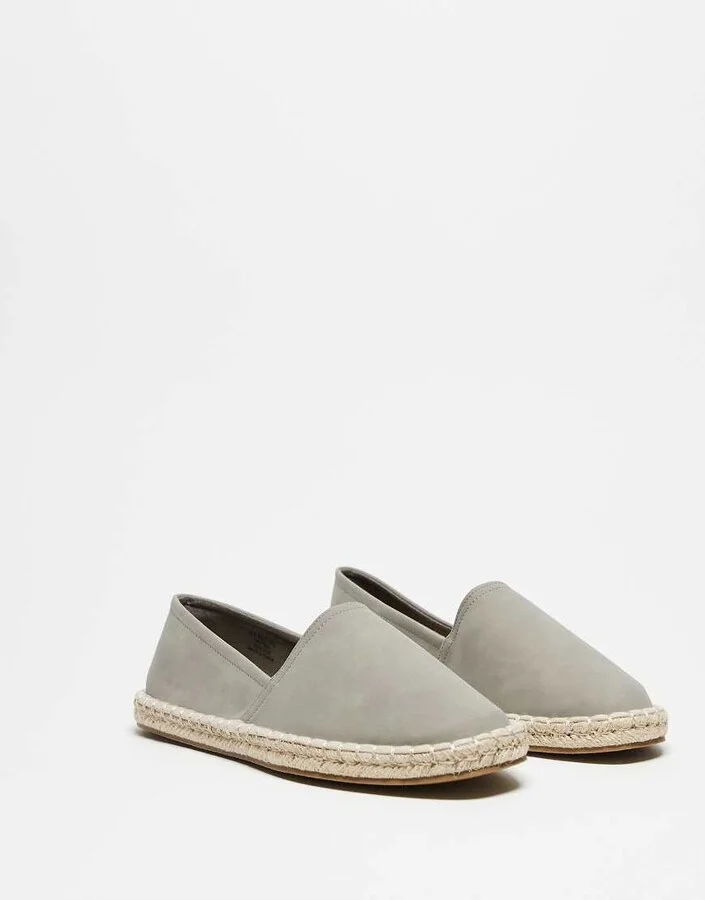 ASOS DESIGN espadrilles in gray - Image 4