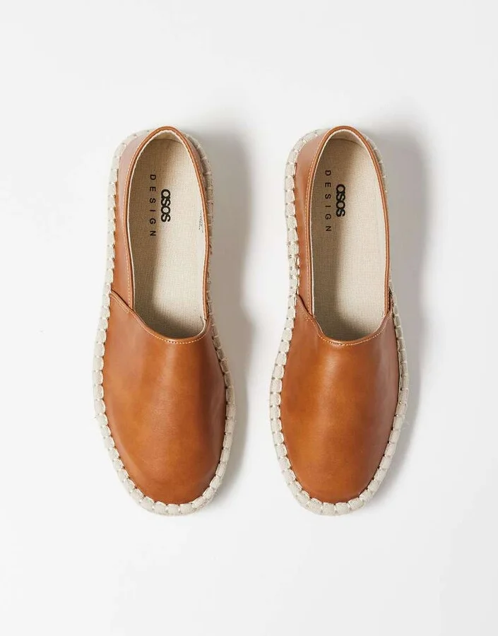 ASOS DESIGN espadrilles in tan