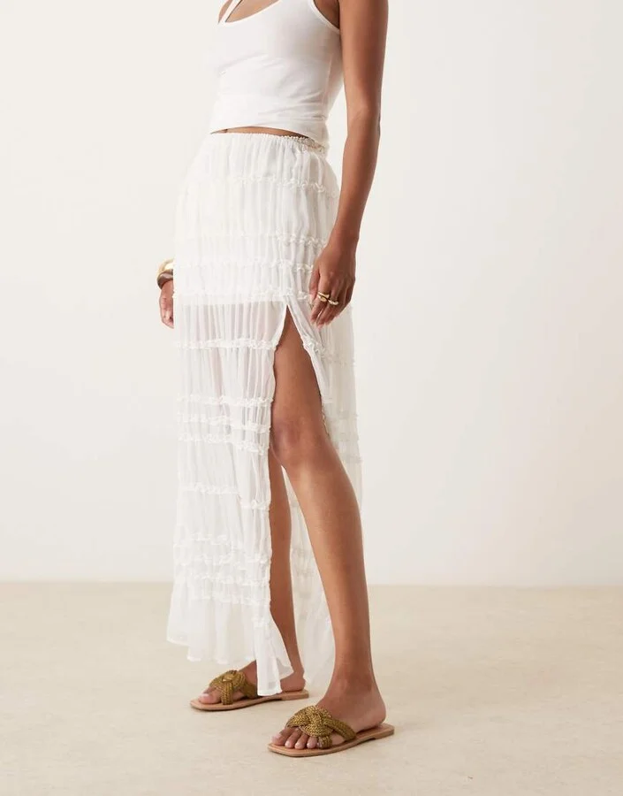 ASOS DESIGN Flora woven sandals in khaki green - Image 2