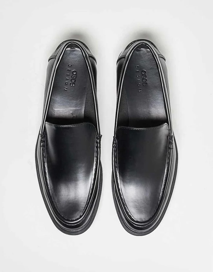 ASOS DESIGN loafers in black - Image 4