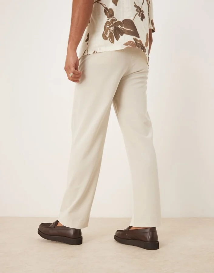 ASOS DESIGN loafers in brown leather and suede mix - Image 2