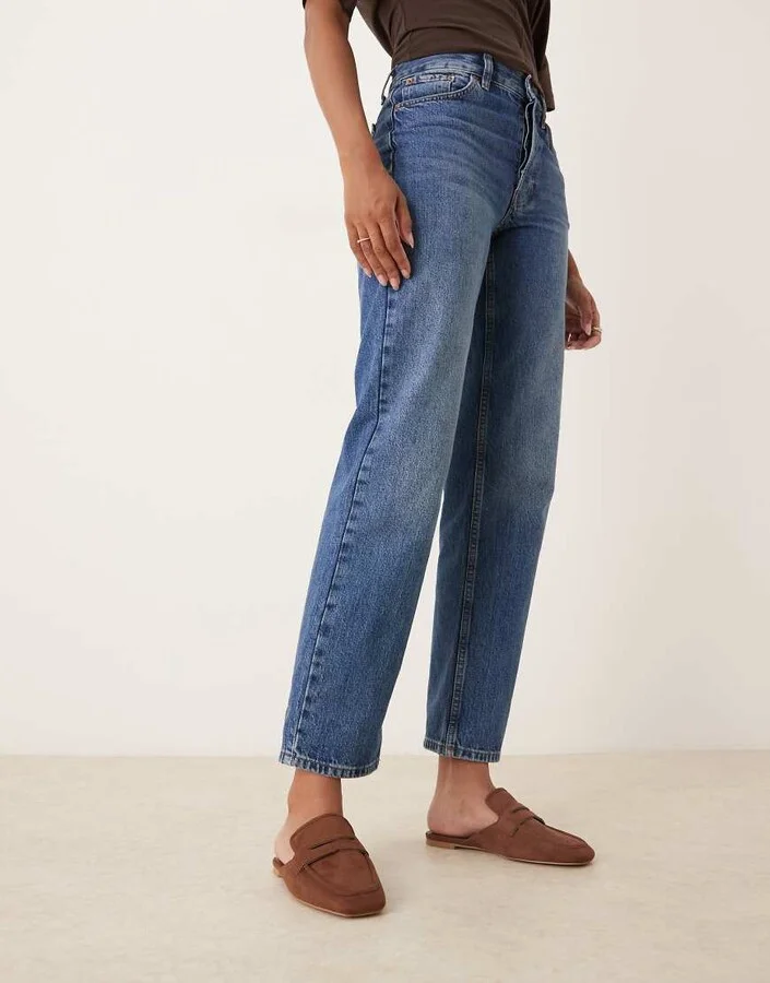 ASOS DESIGN Magnet loafer mules in tan suedette - Image 4