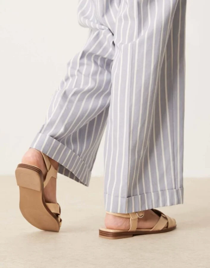 ASOS DESIGN Mirage slim fisherman shoes in natural weave - Image 2