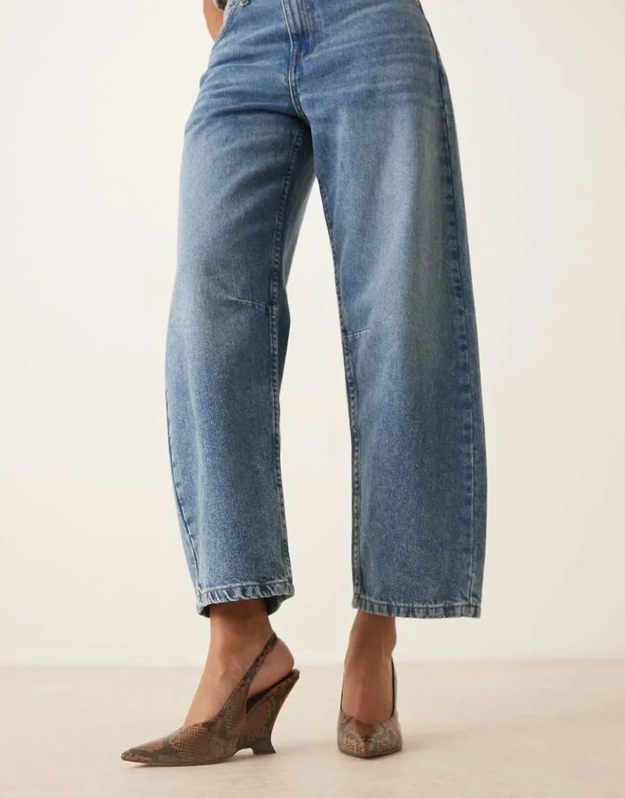 ASOS DESIGN Palmer slingback wedges in snake - Image 2