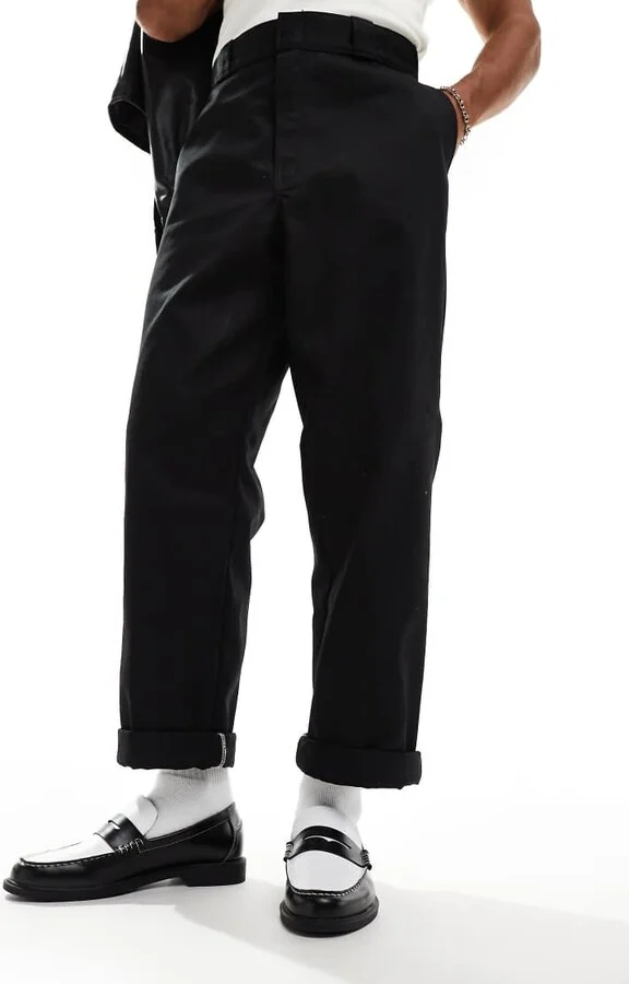 ASOS DESIGN penny loafers in black and white - Image 3