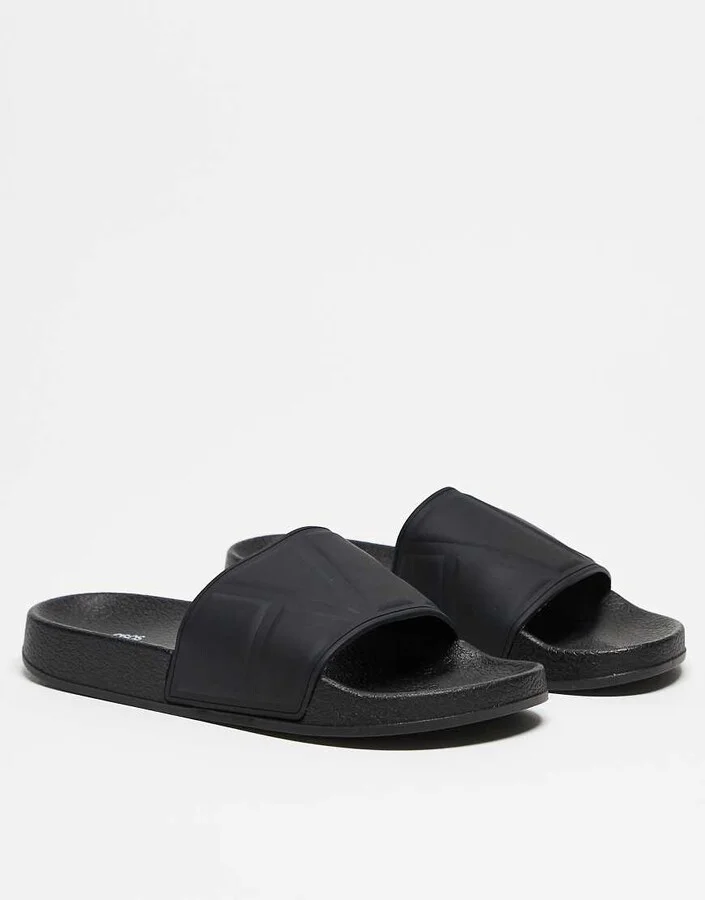 ASOS DESIGN sliders in black - Image 2