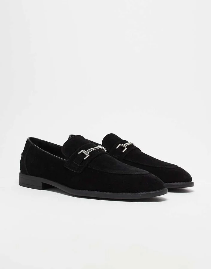 ASOS DESIGN snaffle detail loafers in black - Image 2