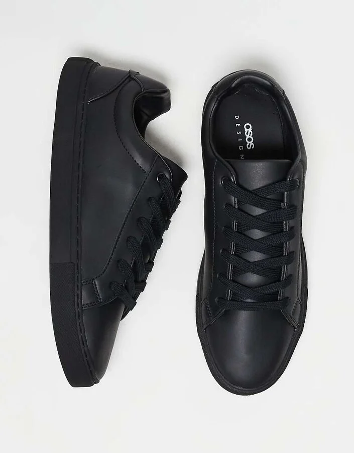 ASOS DESIGN sneakers in black - Image 4