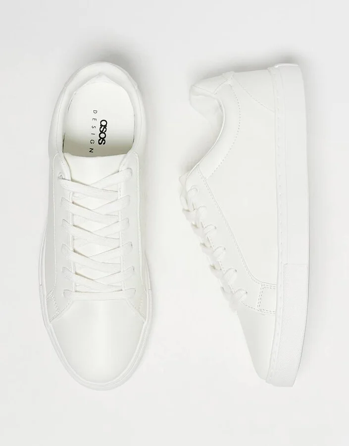 ASOS DESIGN sneakers in off white - Image 2