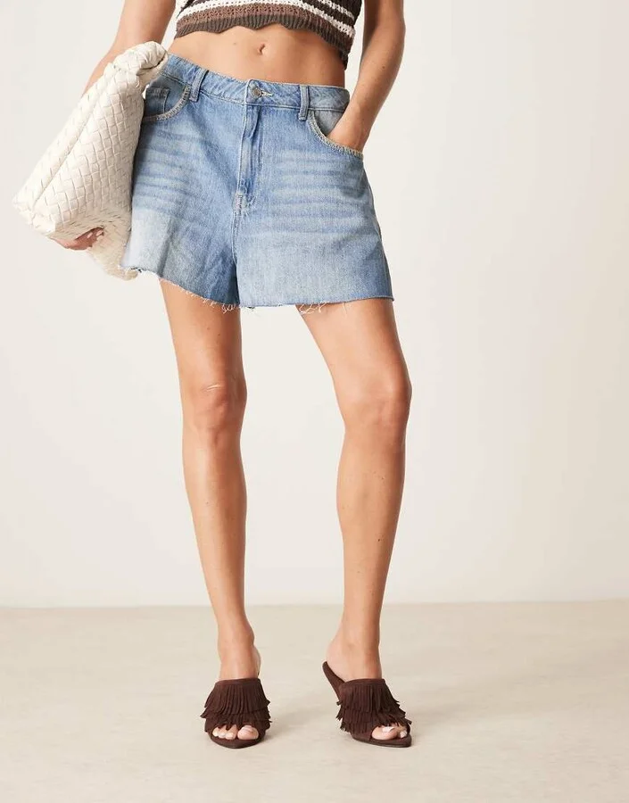 ASOS DESIGN Tizzy real suede fringed wedges in chocolate - Image 3
