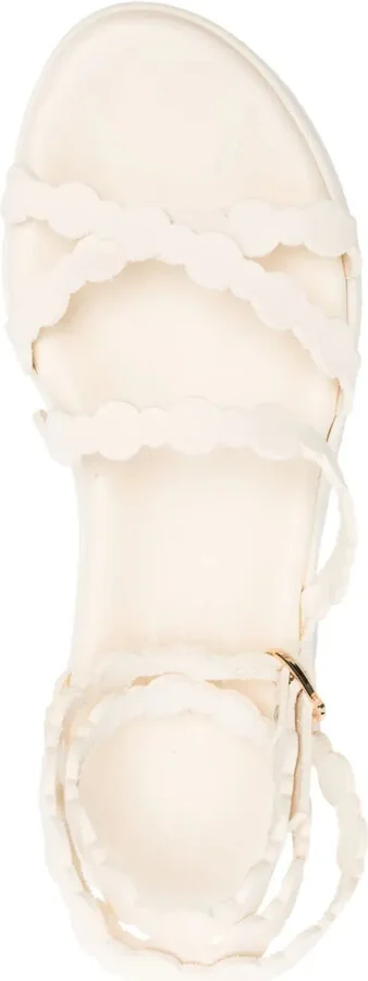 Aspis flatform leather sandals - Image 4
