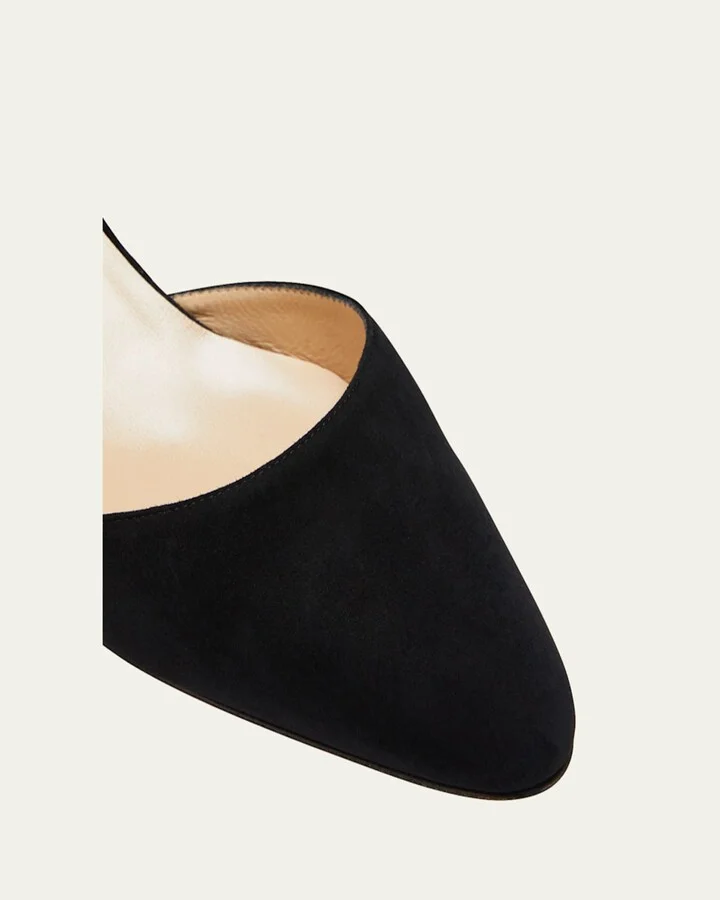 Aspro Suede Block-Heel Slingback Pump - Image 7