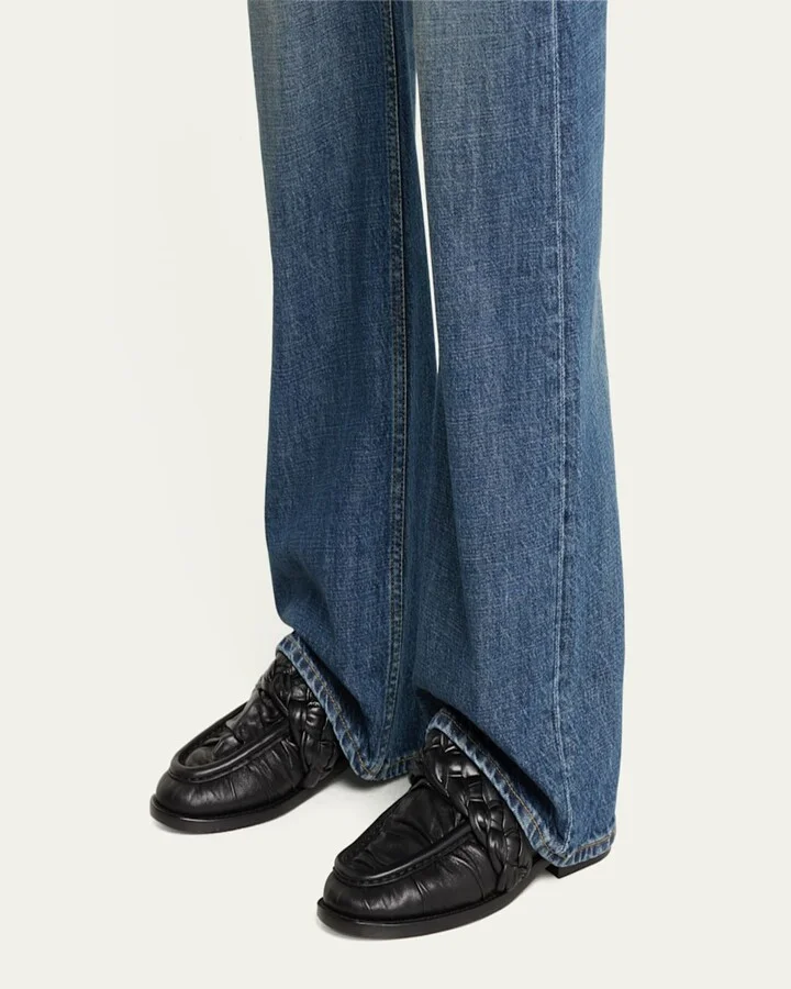 Astair Leather Braid Slip-On Loafers - Image 3