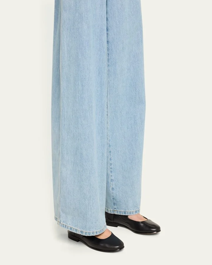 Astaire Leather Mary Jane Ballerina Flats - Image 6