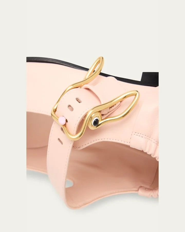 Astaire Leather Rabbit Mary Jane Ballerina Flats - Image 5