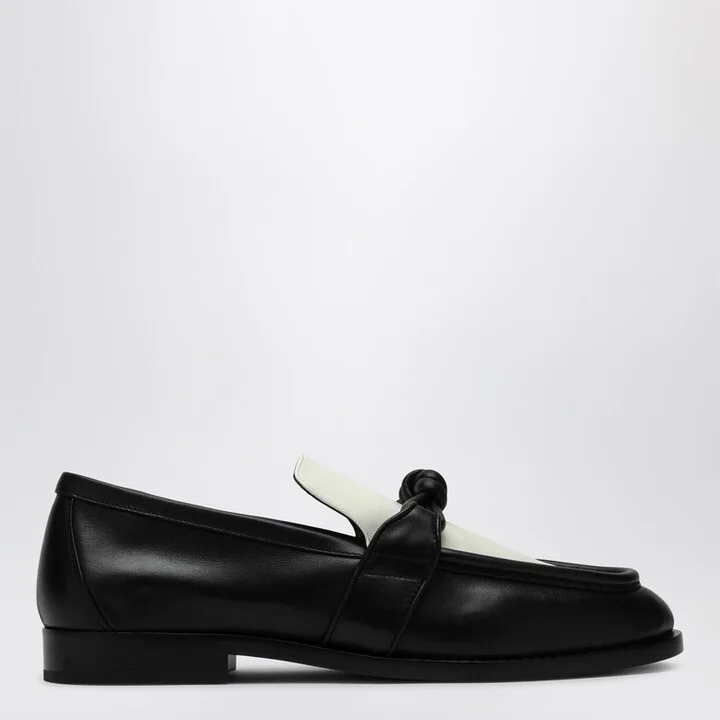 Astaire Loafers in Black/White