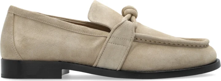 Astaire Suede Loafers, , - Cream