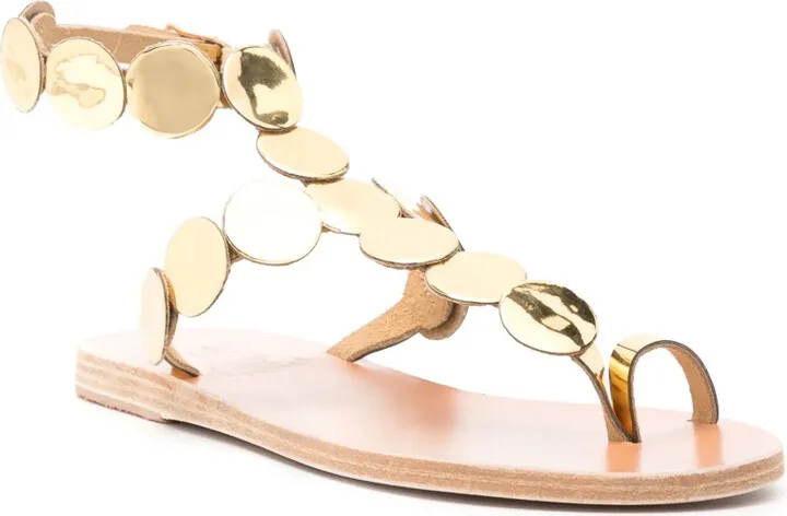 Asteras flat leather sandals - Image 2