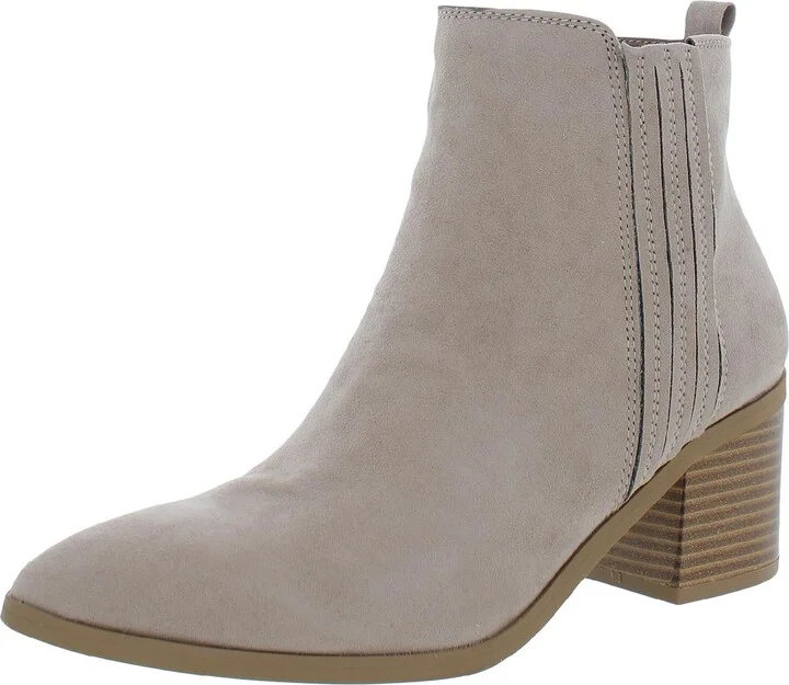 Asterr Womens Slip On Dressy Booties
