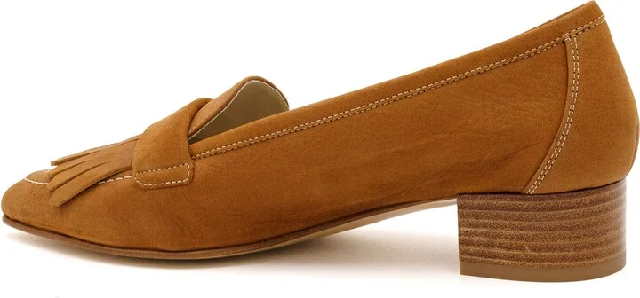 Asti Pointed Toe Kiltie Loafer Pump - Image 2