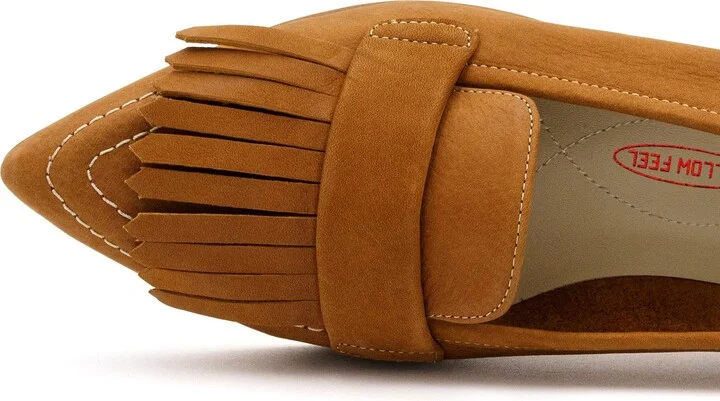 Asti Pointed Toe Kiltie Loafer Pump - Image 6