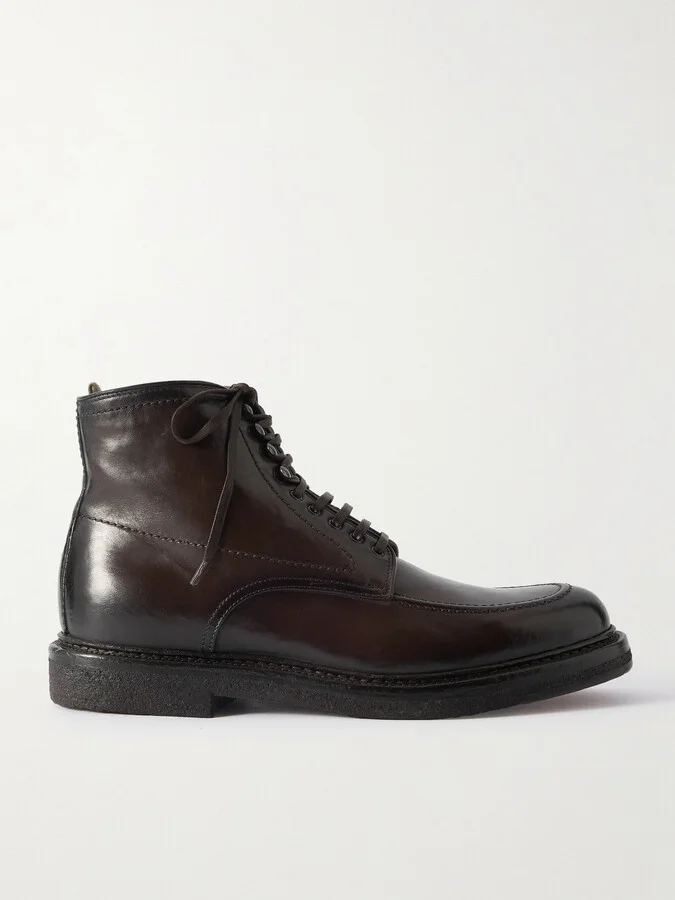 Aston 004 Airbrushed Leather Boots