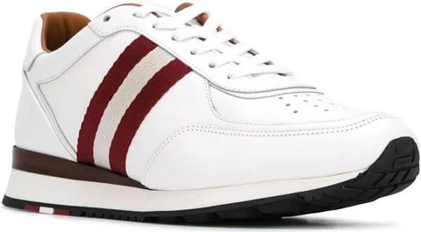 Aston Men's 6205287 White Leather Sneakers