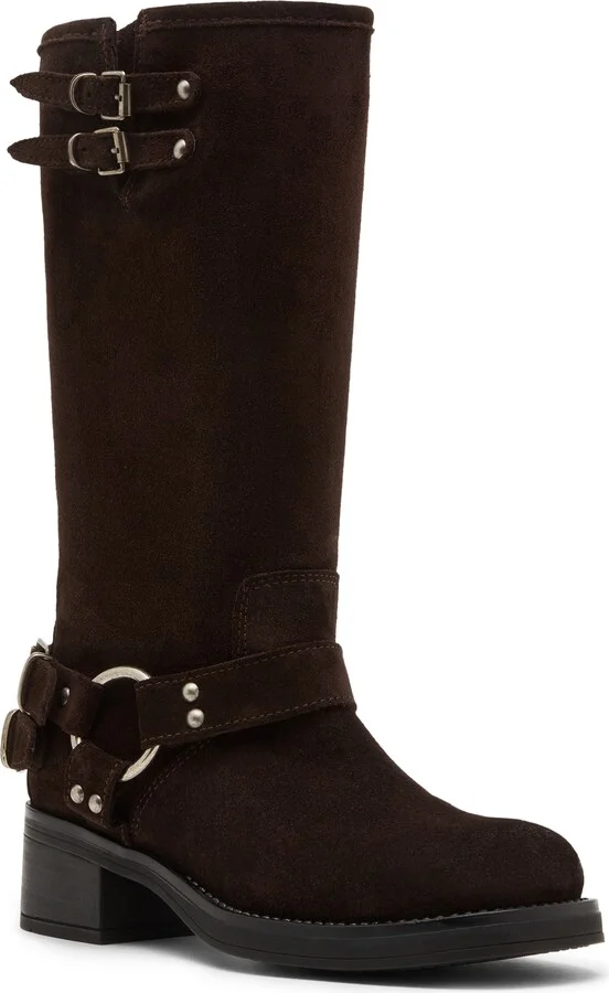 Astor Knee High Moto Boot