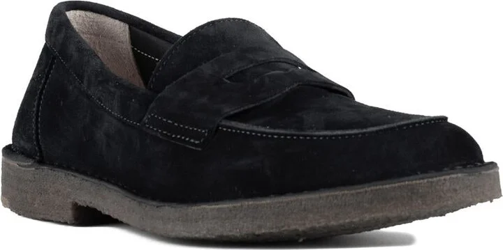 Astorflex Sadelflex Blue Suede Moccasin - Image 3