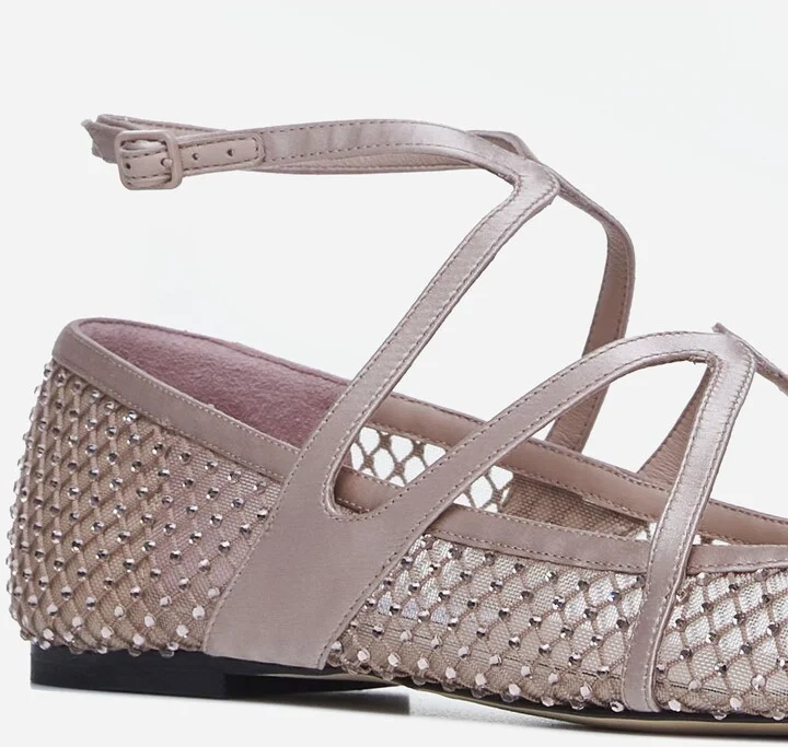 'astoria' Rhinestone Ballet Flats - Image 4