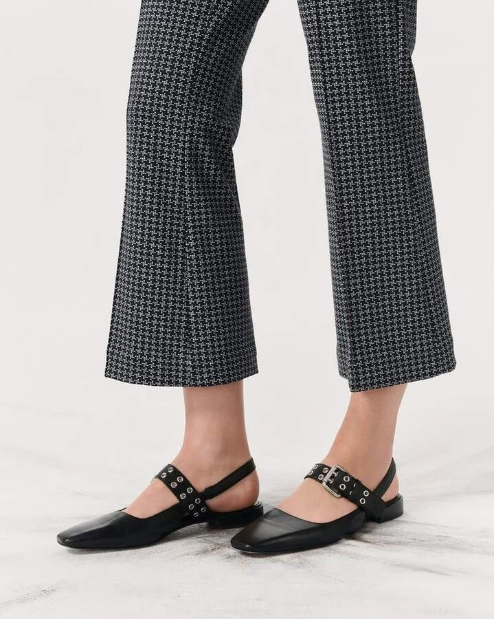 Astra Leather Slingback Flats - Image 2