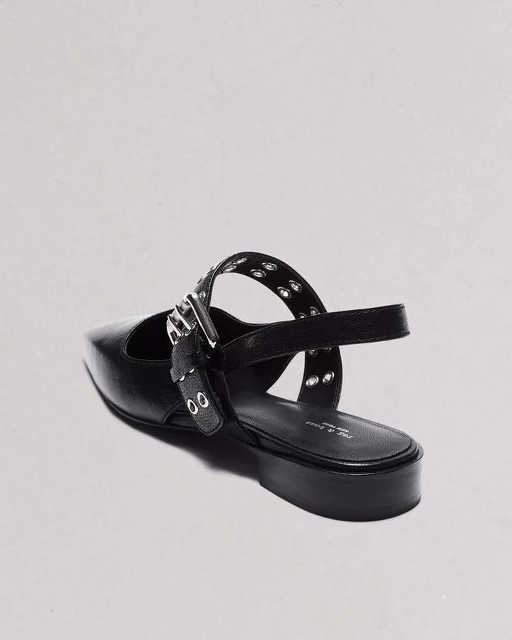 Astra Leather Slingback Flats - Image 5